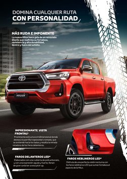 FAROS NEBLINEROS LED*
Disfruta de una perfecta visión nocturna con 
los faros neblineros LED que suman fortaleza al 
aspecto