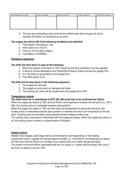 BMS Sequence of Operation Overview | PDF | Building Automation ...