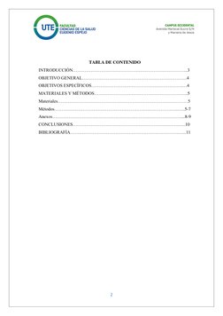 2 
 
 
 
 
 
 
 
TABLA DE CONTENIDO 
INTRODUCCIÓN…………………………………………………………………..3 
OBJETIVO GENERAL…………………………………………………………….4 
O