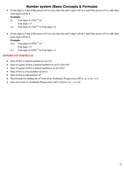 Number System All Formula Notes.pdf Number System: Concepts & Formulas | PDF | Numbers | Rational Number