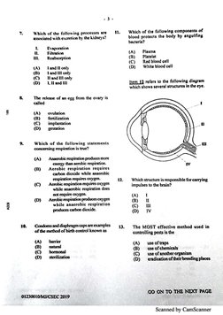 CSEC Integrated Science June 2019 P1 | PDF
