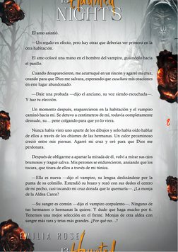 8 
El amo asintió.  
—Un regalo en efecto, pero hay otras que deberías ver primero en la 
otra habitación. 
El amo colocó u