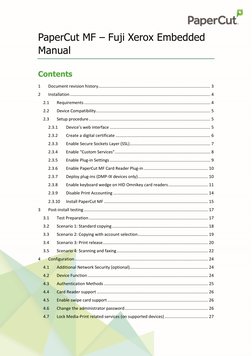 PaperCut MF - Fuji Xerox Embedded Manual - 2020-05-15 | PDF
