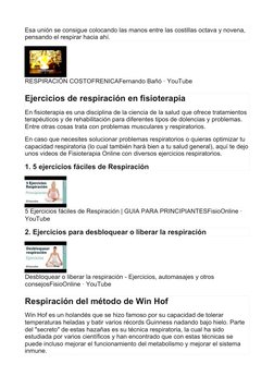 Ejercicios de respiración para cantar | PDF | Canto | Respiración