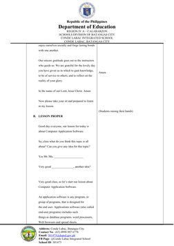 Address: Conde Labac, Batangas City
Contact No.: (63) 0998 997 6778
Email: 301473@deped.gov.ph 
FB Page: @Conde Labac Integra