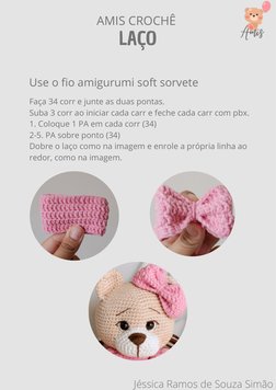 Faça 34 corr e junte as duas pontas.
Suba 3 corr ao iniciar cada carr e feche cada carr com pbx.
1. Coloque 1 PA em cada corr