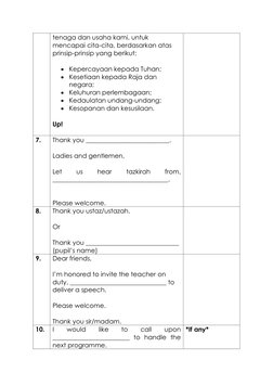 tenaga dan usaha kami, untuk 
mencapai cita-cita, berdasarkan atas 
prinsip-prinsip yang berikut: 
 
• Kepercayaan kepada Tuh