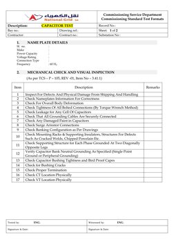 Capacitor Testing Procedures and Standards | PDF | Capacitor ...
