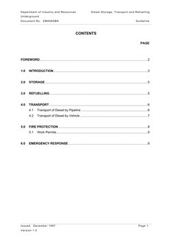 Diesel Transport and Storage Guidelines | PDF | Diesel Engine ...