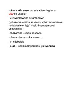 Izivumelwano ZesiZulu: Uhlaka Nezibonelo | PDF | Grammatical Number ...