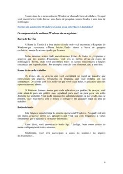 Elementos do Ambiente de Trabalho Windows | PDF | Ambiente de desktop ...