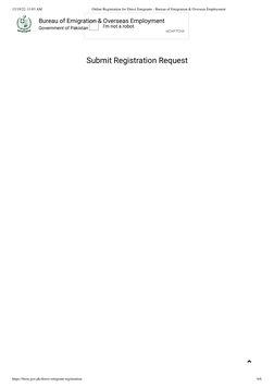 Direct Emigrant Online Registration Guide | PDF | Finance & Money ...