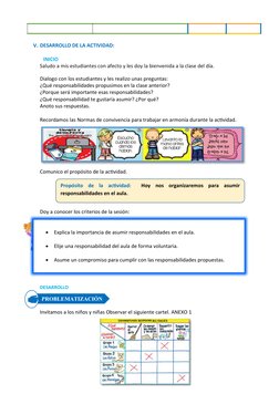 Asumimos responsabilidades en el aula | PDF | Evaluación | Salón de clases