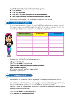 Asumimos responsabilidades en el aula | PDF | Evaluación | Salón de clases