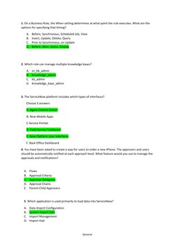 ServiceNow Exam Preparation Guide | PDF | Databases | Icon (Computing)