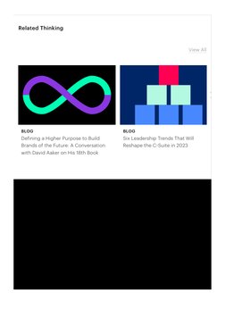 Related Thinking
View All
BLOG
Defining a Higher Purpose to Build
Brands of the Future: A Conversation
with David Aaker on Hi