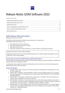 GOM Software 2022 Release Notes | PDF | Software Bug | Software