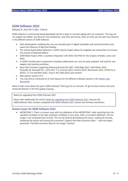 GOM Software 2022 Release Notes | PDF | Software Bug | Software