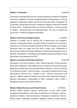 10 
 
Module 1: Introduction                                                                                 8 HOURS 
Intro