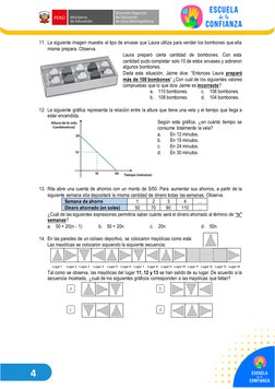 4 
11. La siguiente imagen muestra el tipo de envase que Laura utiliza para vender los bombones que ella 
misma prepara.