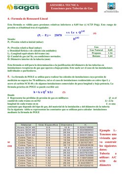 Ecuaciones de Presión en Tuberías de Gas | PDF | Ciencias fisicas ...
