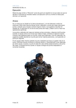 LMP-101V 
[Fecha] 
04/09/2022 02:38 a. m. 
4-sep.-22 
12:25 a. m. 
10 
Ejecución 
Modo de juego similar a "Warzone" (zona de