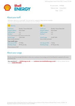 Shell Energy Bill Example Shell Energy Retail Bill Statement | PDF | Cheque | Payments