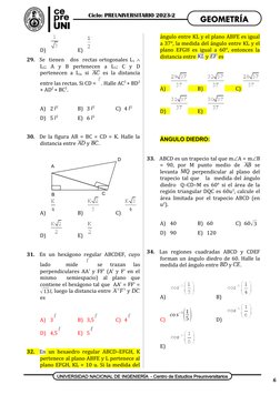 D)
E)
29.
Se  tienen   dos  rectas ortogonales L1 
L2;  A  y  B  pertenecen  a  L1;  C  y  D
pertenecen a L2,  si  AC es la
