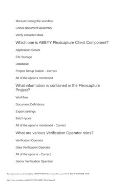 ABBYY FlexiCapture Overview and Workflow | PDF | Optical Character ...