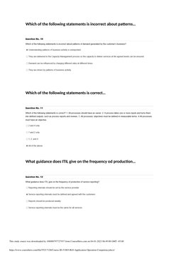 Which of the following statements is incorrect about patterns…
Which of the following statements is correct…
What guidance do