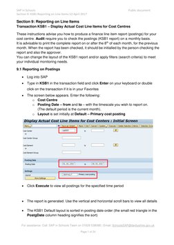 KSB1 Cost Center Reporting Guide | PDF | Icon (Computing) | Page Layout