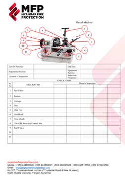 Thread-Machine
 
Date Of Purchase
 
Exp Date
 
 
Department-Section
 
Equipment 
Number
 
 
Location of Inspection
 
Inspecti