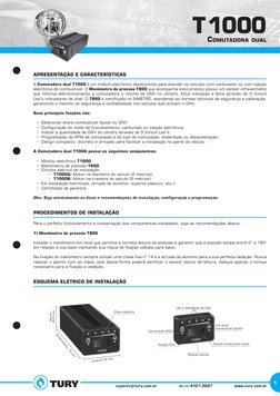 suporte@tury.com.br                    55 (11) 4127.3027                    www.tury.com.br
1 
aPresentação e caracterÍsticas