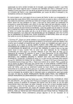 9 
 
pastoreado es como vender tomates de el mercado, que cualquiera puede ir, que triste 
pensar que hayan algunos que ni si