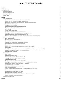 Audi A6 C7 VCDS Coding Guide PDF Automotive Technologies Transport