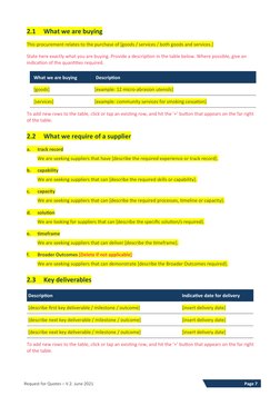 Government RFQ Template Guide | PDF