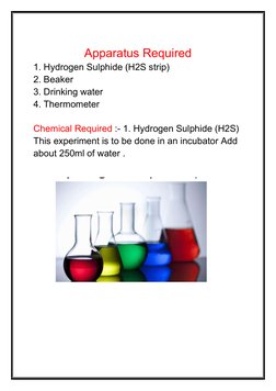 Testing Drinking Water for Bacterial Contamination | PDF | Water | Sulfide