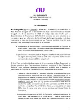 JUR_SP - 44996549v7 - 10550005.496337–  
 
 
 
1 
 
 
 
 
NU HOLDINGS LTD. 
CNPJ/ME nº 24.410.913/0001-44 
Companhia Estran