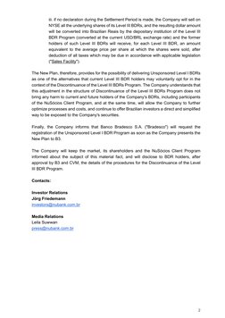 JUR_SP - 44996549v7 - 10550005.496337–  
 
 
 
2 
iii. if no declaration during the Settlement Period is made, the Company