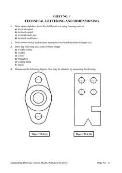Engineering Drawing Tutorial Sheets | PDF | Ellipse | Geometry