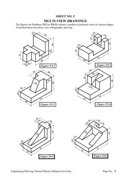 Engineering Drawing Tutorial Sheets | PDF | Ellipse | Geometry