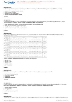 CS0-002 CySA+ Exam Questions & Answers | PDF | Security | Computer Security