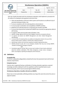 SIMOPs Safety Procedure Overview | PDF | Risk | Risk Management