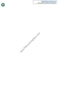  
 
WWW.PakLearningSpot.com  (http://www.paklearningspot.com/)
Download More MCQs from Website 
   
