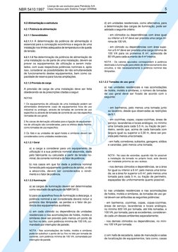 NBR 5410:1997
5
4.2 Alimentação e estrutura
4.2.1 Potência de alimentação
4.2.1.1 Generalidades
4.2.1.1.1 A determinação da p