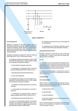 8
NBR 5410:1997
4.2.2.2.3 Esquema IT
4.2.2.2.3.1 O esquema IT não possui qualquer ponto da
alimentação diretamente aterrado,