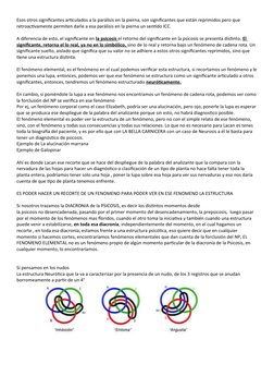 Esos otros significantes articulados a la parálisis en la pierna, son significantes que están reprimidos pero que 
retroactiv