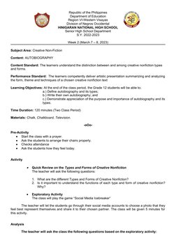 Republic of the Philippines
Department of Education
Region VI-Western Visayas
Division of Negros Occidental
HINIGARAN NATIONA