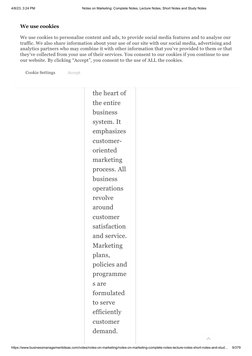 4/8/23, 3:24 PM
Notes on Marketing: Complete Notes, Lecture Notes, Short Notes and Study Notes
https://www.businessmanagement
