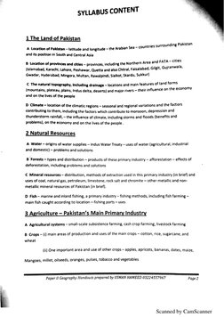 O Level Geography Notes PDF | PDF